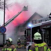 Wohnhausbrand in Höchst