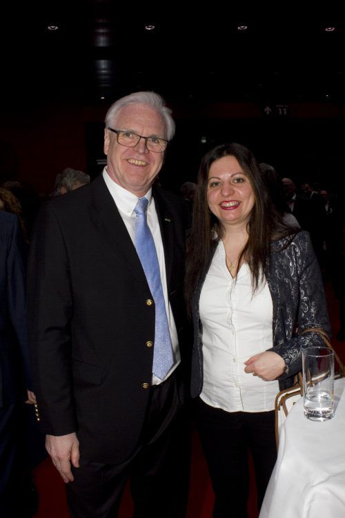 Metro-Geschäftsführer Günther Kreuzhuber und Marija Martinek.