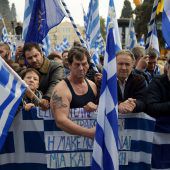 Protest gegen Mazedonien-Lösung