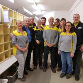 Der Chef besucht die Basis