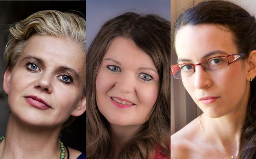 Renate Bauer, Petra Lindner-Schöch und Eva-Maria Hamberger (v. l.) theater am Saumarkt