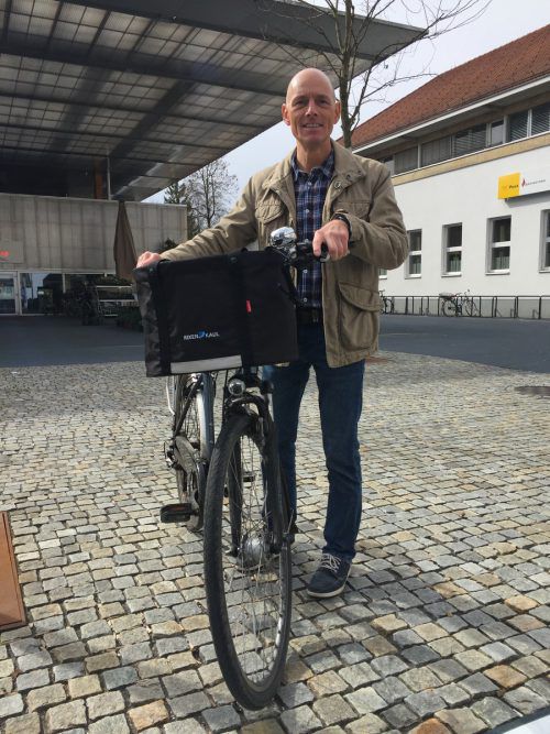 Andreas Embacher ist Teilnehmer der ersten Stunde beim Fahrradwettbewerb Radius. Pro Jahr radelt er zwischen 5000 und 6000 Kilometer.  ger
