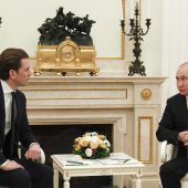 Kurz und Putin betonen gute Zusammenarbeit