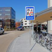 Begegnungszone   im Ortszentrum Höchst