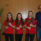 Erfolgreiches Klarinetten-Trio