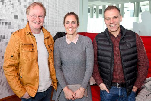 Bernhard Ammann (LK), Anna Hecht (Land) und Food-Blogger Robert Lackner. VN/Lerch
