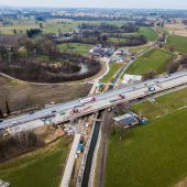 Vier Brücken und eine Baustelle