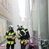 Flammen in Feldkircher Lokal