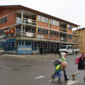 Neue Wohnanlage in Bezau im Bau