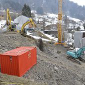 Neue Wohnanlage in Au im Entstehen