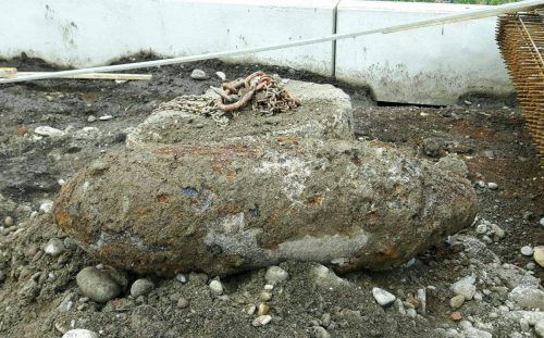Die rund 250 Kilogramm schwere Fliegerbombe wurde bei Grabungen gefunden. APA