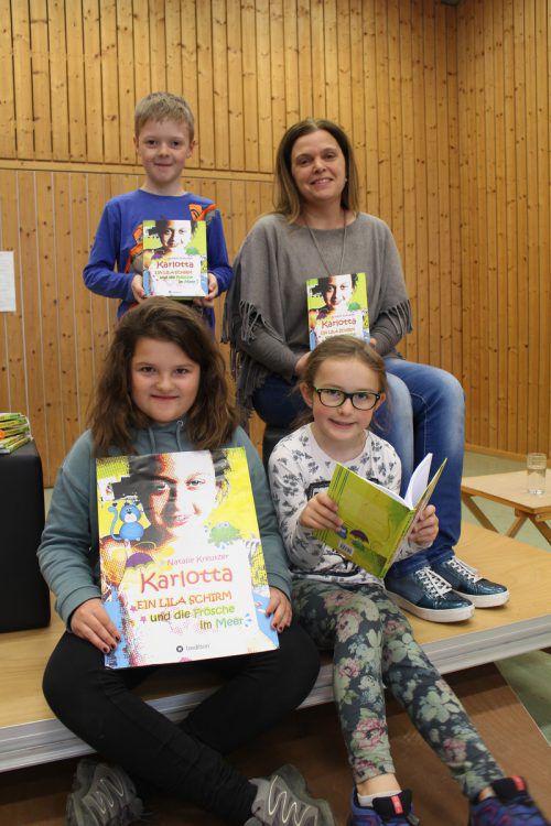 Die Volksschüler aus Fischbach, Müselbach und Dreßlen bekamen am letztjährigen Lesetag Besuch von Autorin Natalie Kreutzer.  VN