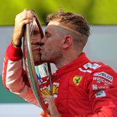 Vettel im Glück