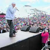 DJ Ötzi auf Gipfeltour im Montafon