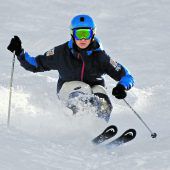 Ski-Artisten auf dem Bödele