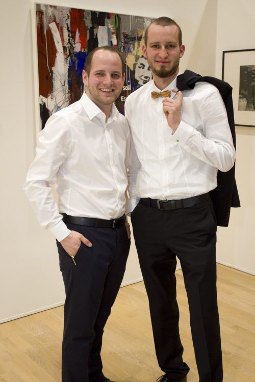 Künstler-Duo Stefan Finžgar (l.) und Clemens Walser.