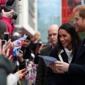 Herzlicher Empfang für Harry und Meghan