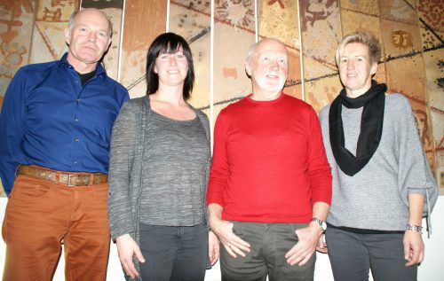Neuer Ausschuss: Gründungsobmann Kurt Greber (l.), Daniela Lehner, Edelbert Schelling (seit 1995 in Funktion) und Agnes Müller. mst