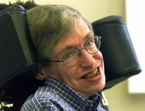 Stephen Hawking saß wegen einer Nervenkrankheit jahrzehntelang im Rollstuhl. AP