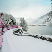 Mit dem Zug durch die Berge