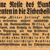 Der erste und der letzte Staatsbesuch