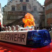 Blaulichttag in Lindau