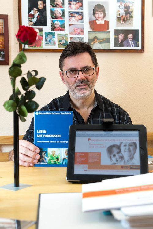 Helmut Schatz ist schon seit Jahren von Parkinson betroffen. VN/Steurer