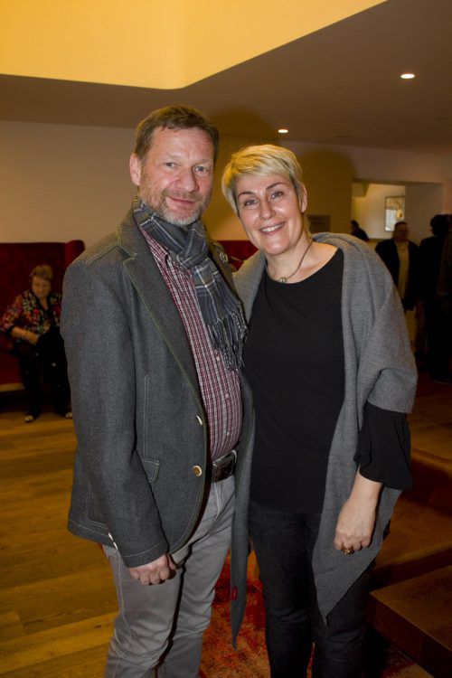 Interessierte Gäste: Peter Roblek und Sylvia Kofler.