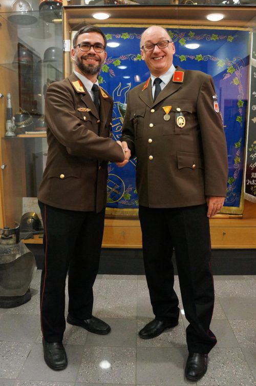 Michael Moosbrugger übergibt an Nachfolger Wolfgang Berchtel.  CEG