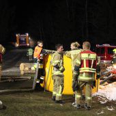 Lagerfeuer steckt Wald in Hohenems in Brand