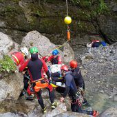 Beim Canyoning gestürzt