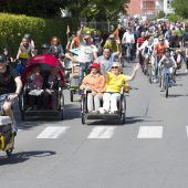 Fahrradparade zum Gutshof