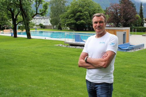 Knapp 42 Jahre lang ist Didi Niedermayer bereits als Bademeister in Bludenz tätig. VN