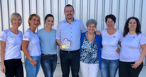 Messepark-Geschäftsführer Burkhard Dünser und sein Team unterstützen den Verein „Geben für Leben“ schon seit über einem Jahrzehnt.  Geben für Leben