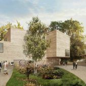 Zumthor-Erweiterungsbau am Beyeler-Museum vor Realisierung