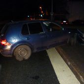 Kontrolle verloren: Auto prallt gegen Mauer
