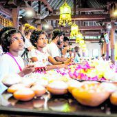 Der Eckzahn Buddhas liegt in Kandy