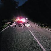 Nächtlicher Felssturz in Mellau
