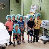 Rohrbacher Kinder auf Besuch im Stadtspital