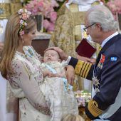 Ganz ohne Tränen: Schwedische Prinzessin Adrienne getauft