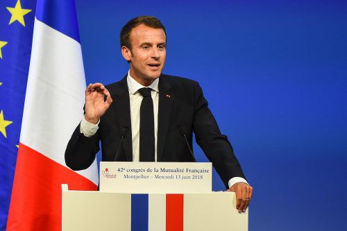 Er hüte sich vor solchen Formeln, sagte Frankreichs Staatspräsident. AFP