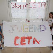Mittelschüler machen gegen CETA mobil