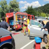 Unfall vor dem Tunnel