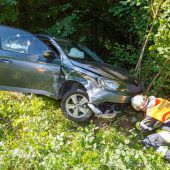Bei Absturz verletzt