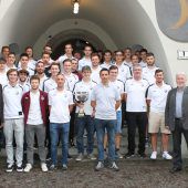 Empfang für doppeltes Meisterteam
