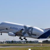 Jungfernflug des Beluga XL