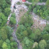 Zwei Tote bei Absturz mit Traktor in Dornbirn