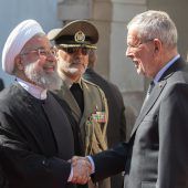 Ruhani trifft in Wien Regierungsspitze
