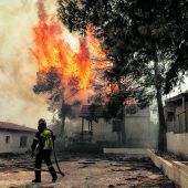 Flammeninferno in Griechenland