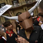 Proteste gegen Stierhatz